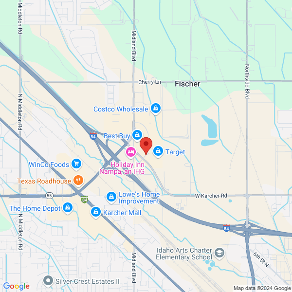 map of the area